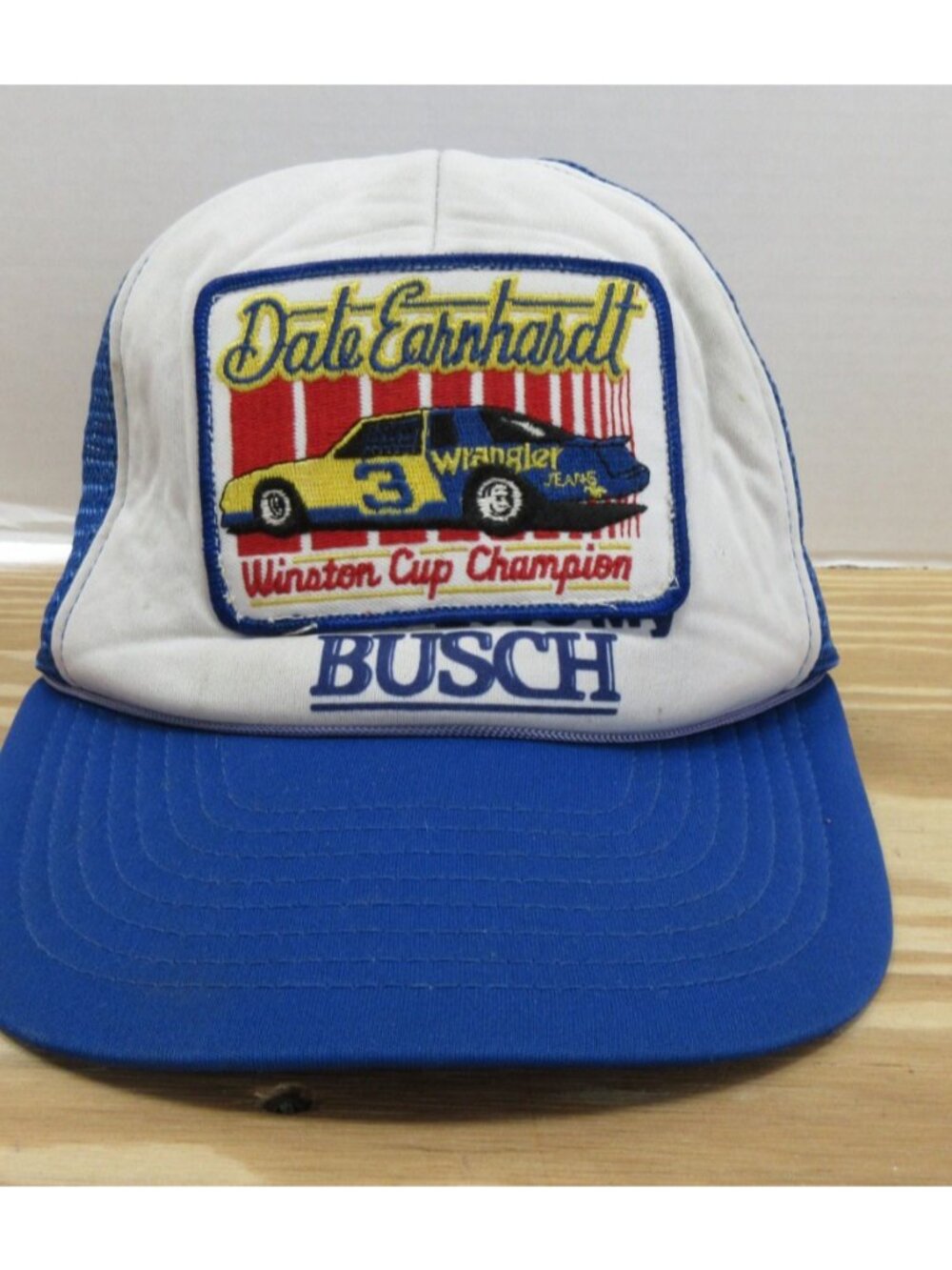 VTG Dale Earnhardt Hat Cap Snapback NASCAR Winston Cup Champion Wrangler *